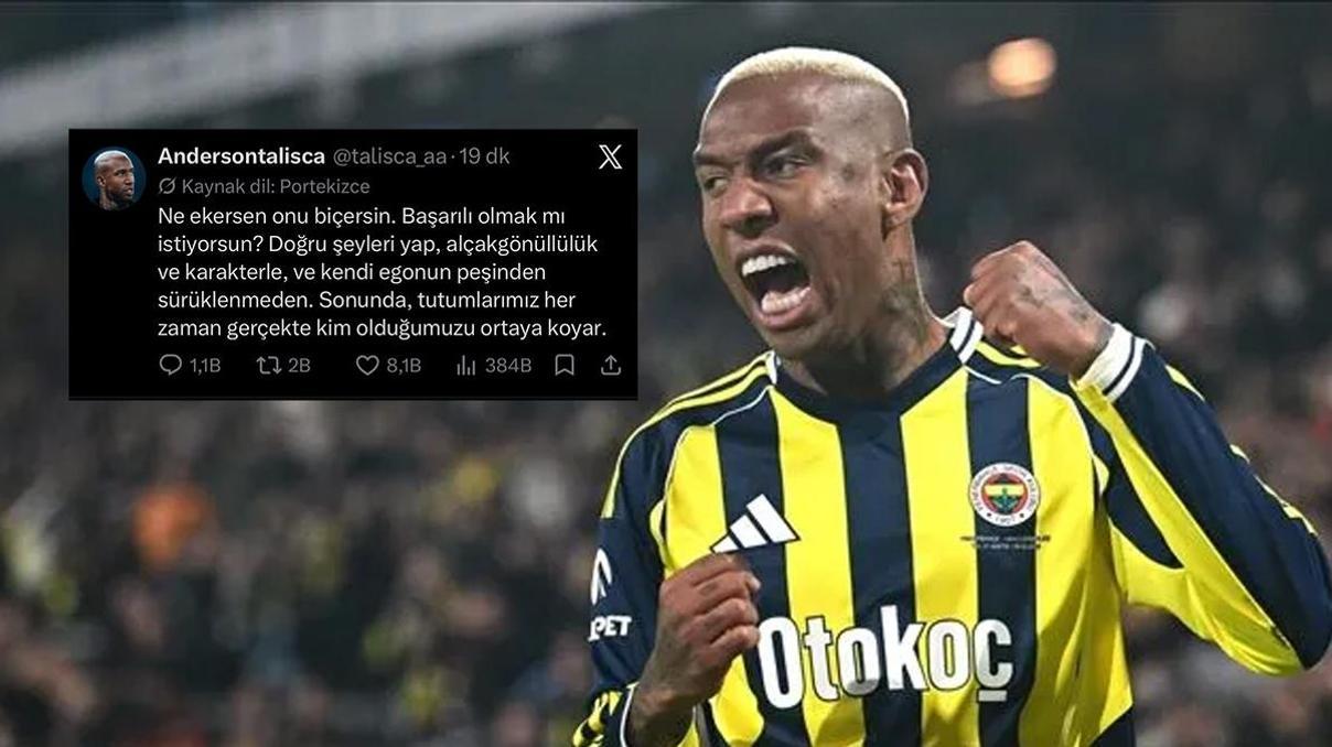 Talisca'dan Derbi Mağlubiyetinin Ardından Dikkat Çeken Mesaj: 'Ne Ekersen Onu Biçersin'